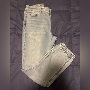 Laurie Felt Light Blue Ankle joggers.